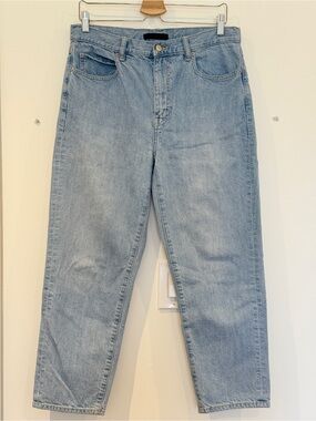 Uniqlo Kaihara Denim Relaxed Tapered Ankle Jeans, Size 28, Mother Jeans